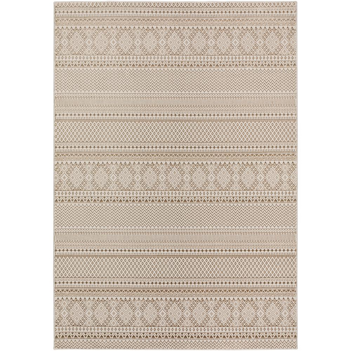 Boho Aesthetic Ansley AAS32 Tan 9' x 13' Rug | Biophilic Design Airbnb Decor Furniture 