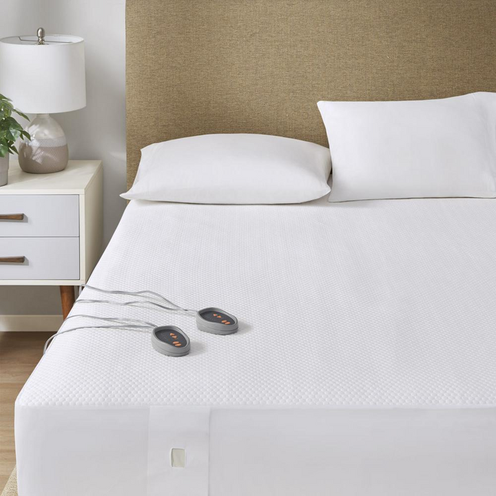 Boho Aesthetic Heated Mattress Pad | Biophilic Design Airbnb Decor Furniture 