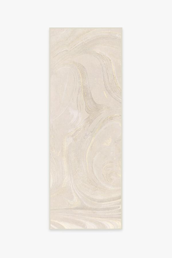 Boho Aesthetic Marble | Large Modern Luxury Marble Golden Ivory Rug | Biophilic Design Airbnb Decor Furniture 