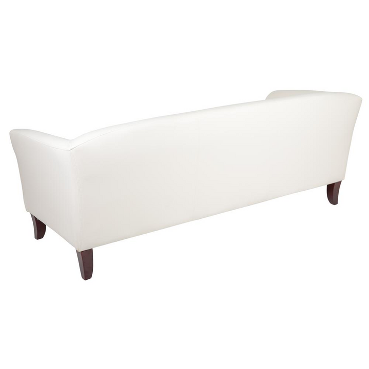Boho Aesthetic HERCULES Imperial Series Ivory LeatherSoft Sofa | Biophilic Design Airbnb Decor Furniture 