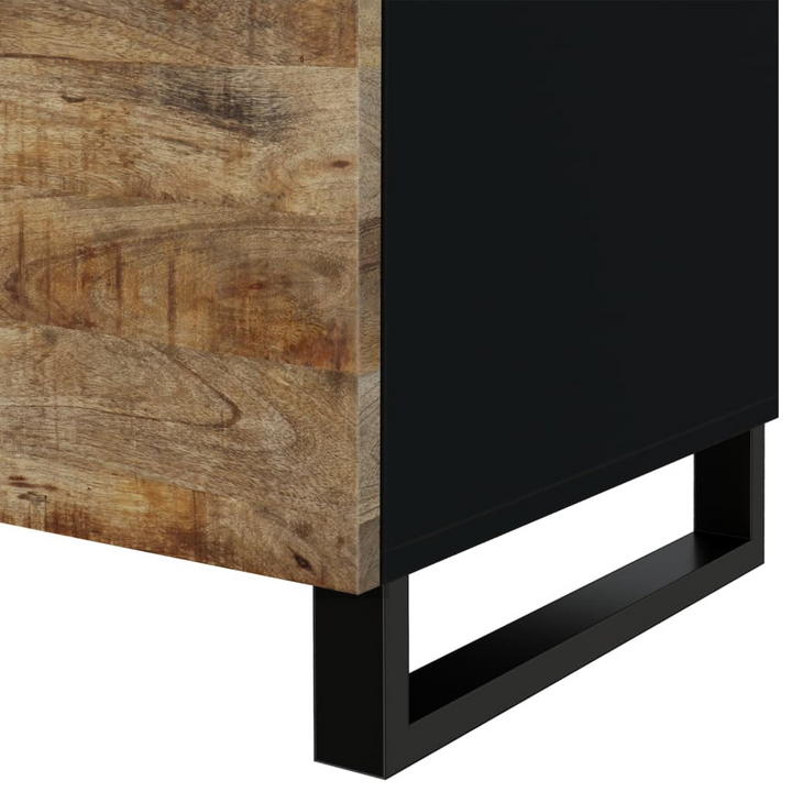 Boho Aesthetic Coffee Table Solid Wood Mango | Biophilic Design Airbnb Decor Furniture 