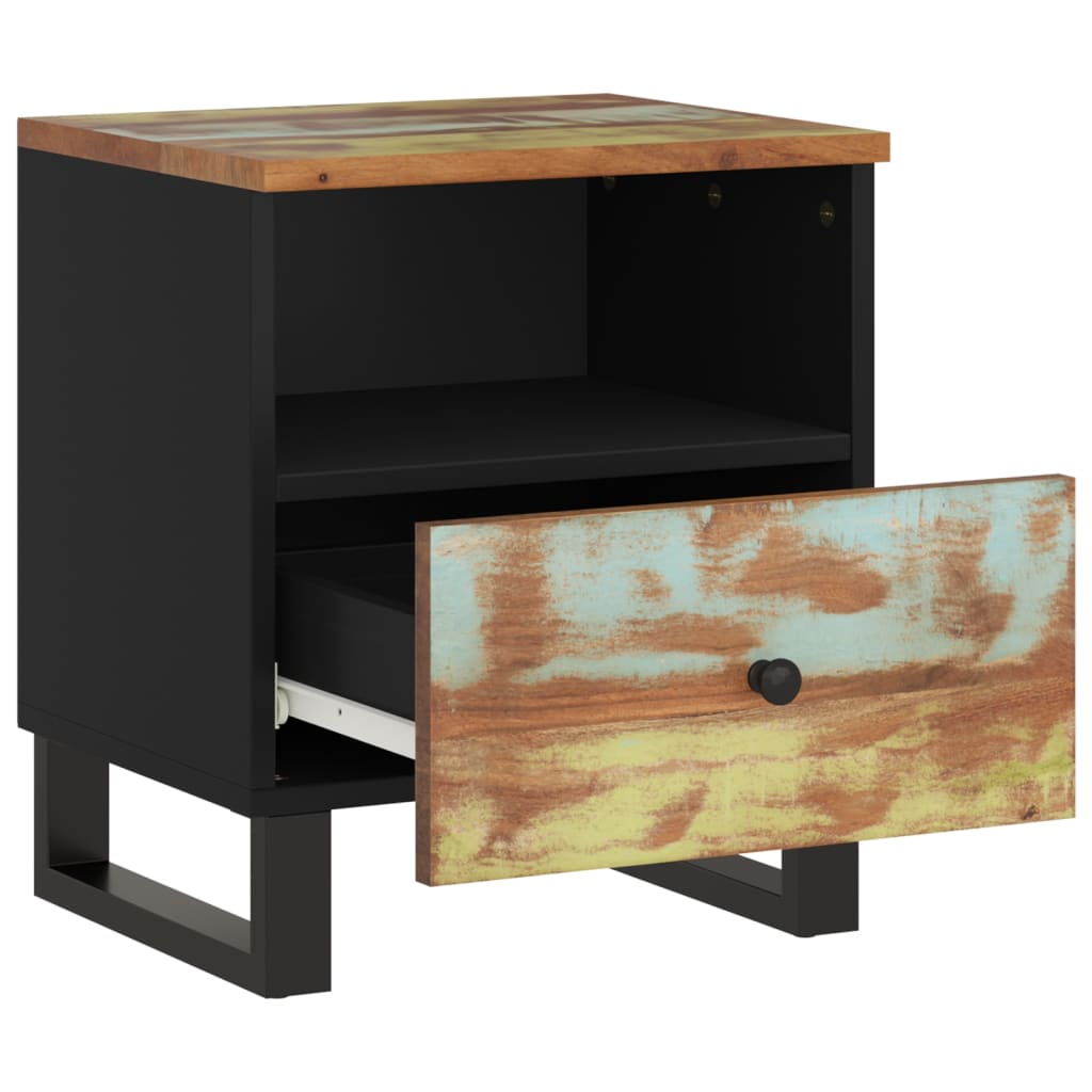 Boho Aesthetic Bedside Cabinets 2 pcs Solid Wood | Biophilic Design Airbnb Decor Furniture 
