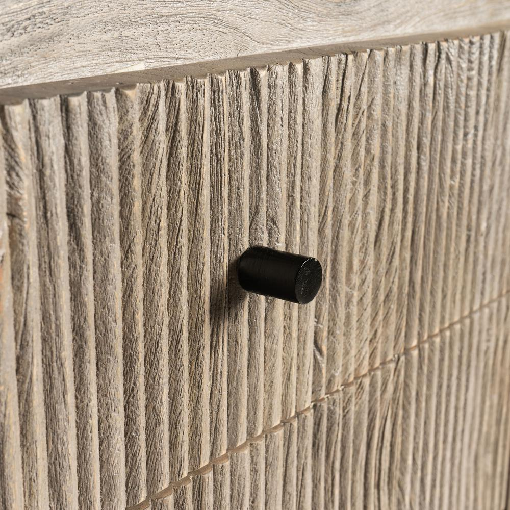 Boho Aesthetic Camilo 69" Wide 3 Door Wood Sideboard | Biophilic Design Airbnb Decor Furniture 