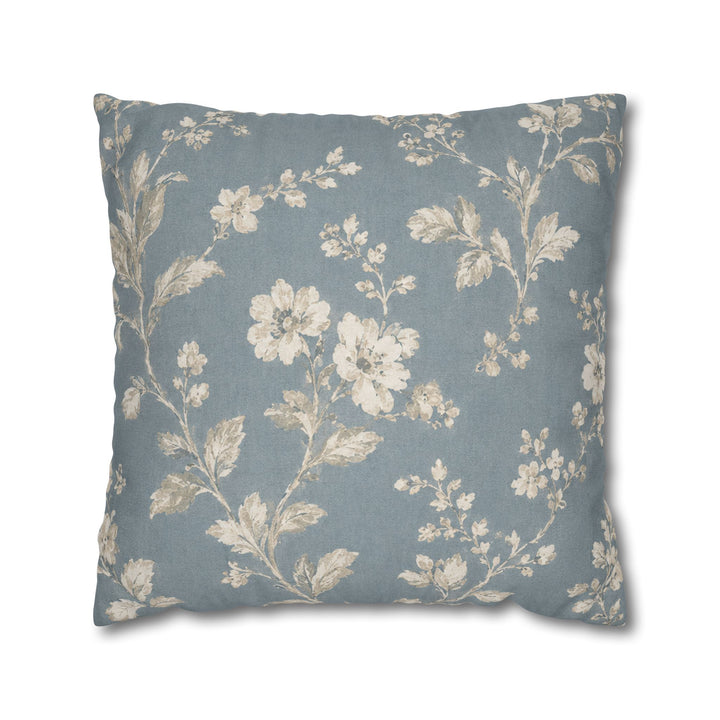 Blue Cottage Square Pillowcase By Artisan Blooms