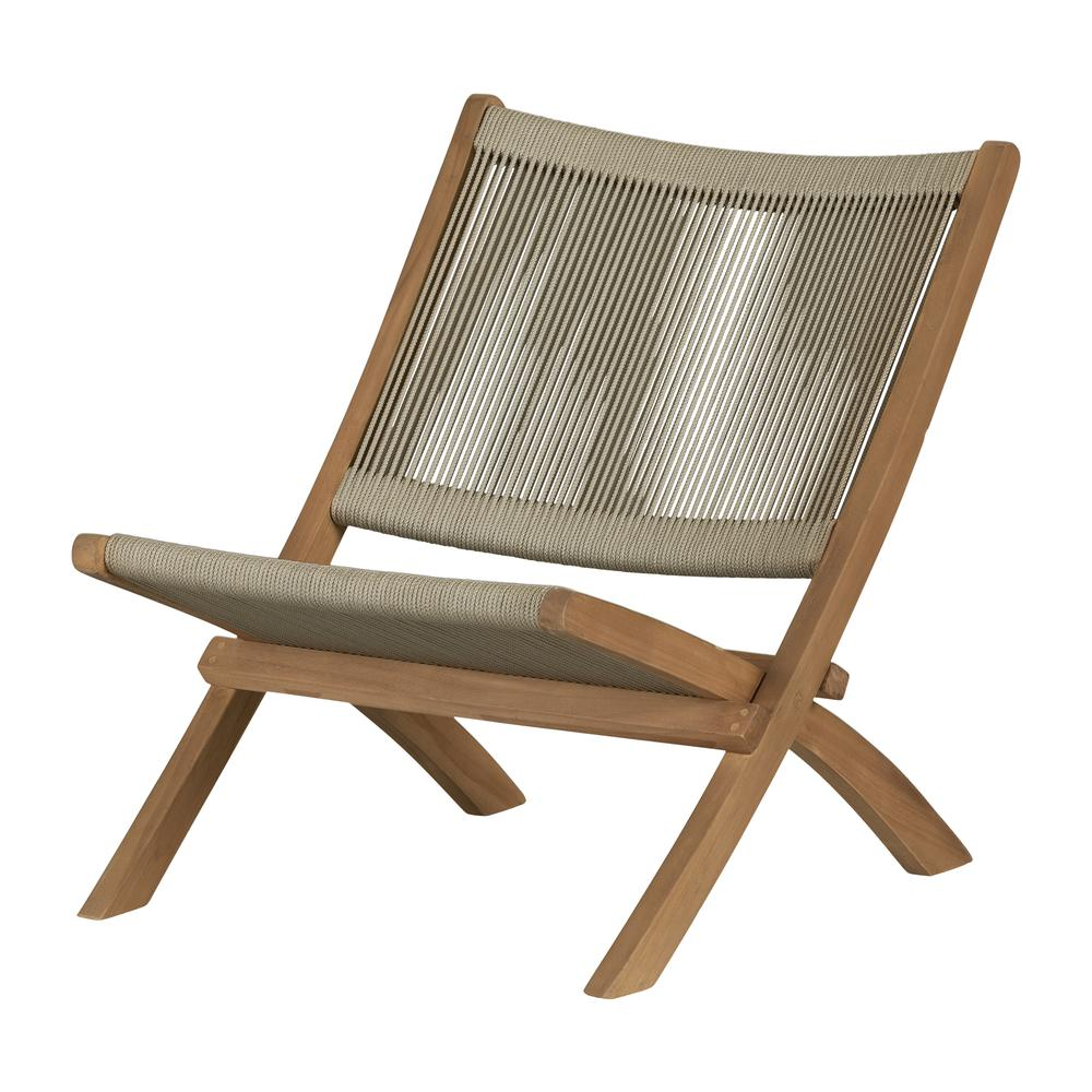 Boho Aesthetic Balka Lounge Chair, Beige and Natural | Biophilic Design Airbnb Decor Furniture 