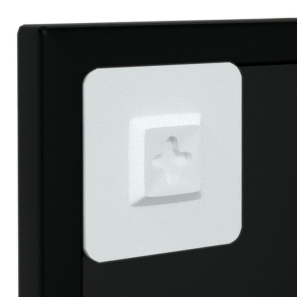 Boho Aesthetic vidaXL Wall Mirror Black 39.4"x15.7" Metal | Biophilic Design Airbnb Decor Furniture 