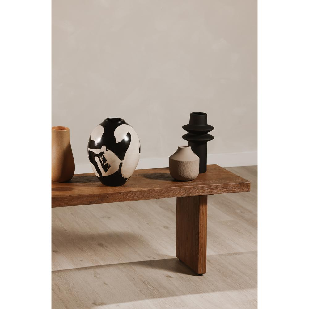Boho Aesthetic Illustrator Vase Large Black | Biophilic Design Airbnb Decor Furniture 