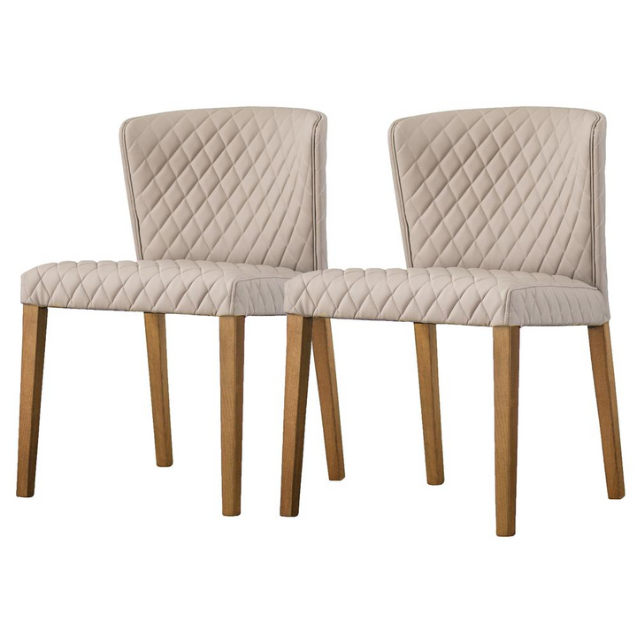 Boho Aesthetic Albie Modern Luxury Dining Side Chair, (Set of 2) | Biophilic Design Airbnb Decor Furniture 