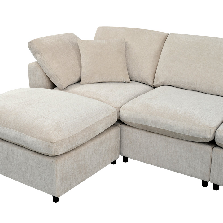 The Amalfi Grande 7-Piece Mediterranean Sofa - Mediterranean Tuscan Contemporary Home Decor Furniture