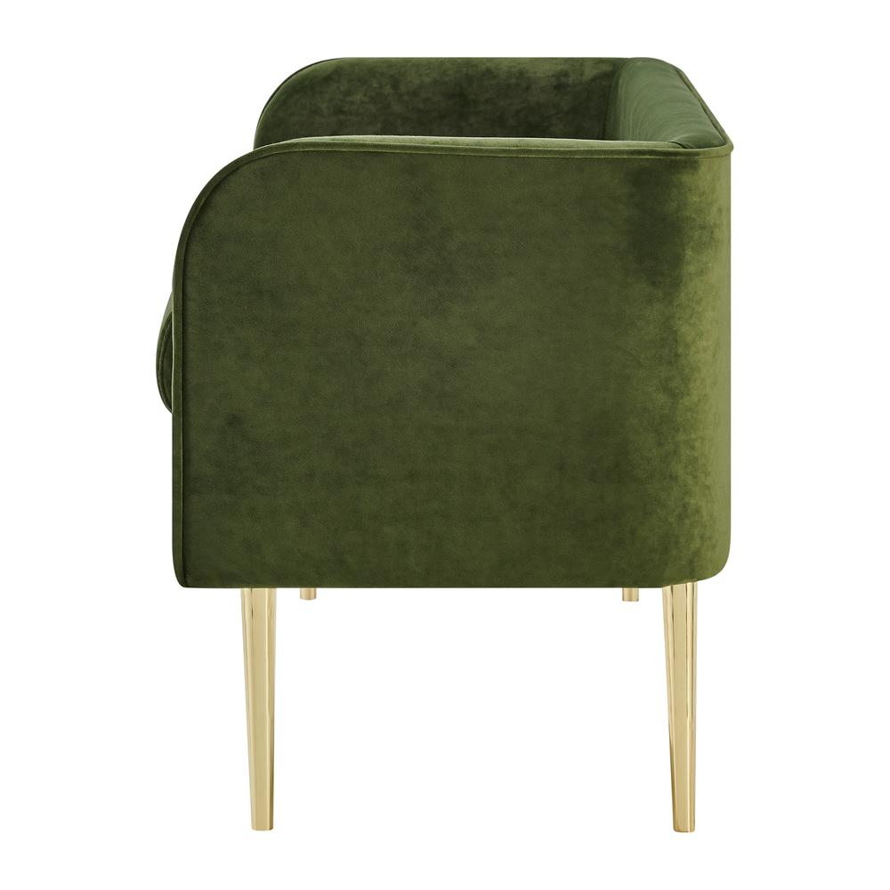 Boho Aesthetic Marsha Velvet Bench | Biophilic Design Airbnb Decor Furniture 