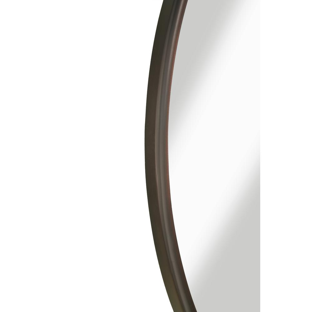 Boho Aesthetic Martin Svensson Home Oil Rubbed Bronze Framed Round Wall Mirror | Biophilic Design Airbnb Decor Furniture 