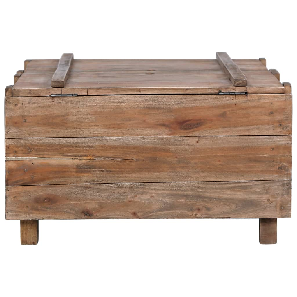 Boho Aesthetic Solid Wood Mango Coffee Table | Biophilic Design Airbnb Decor Furniture 