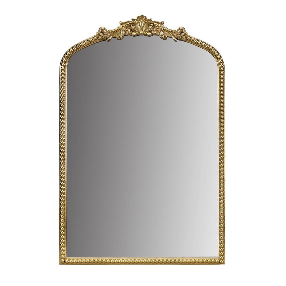 Boho Aesthetic Beaded Arch Wall Decor Mirror | Biophilic Design Airbnb Decor Furniture 