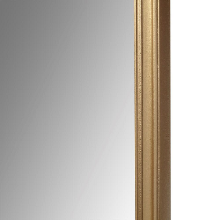 Buy farmhouse furniture Gold Scalloped Wood Wall Mirror - Modern Cottage Farmhouse Furniture