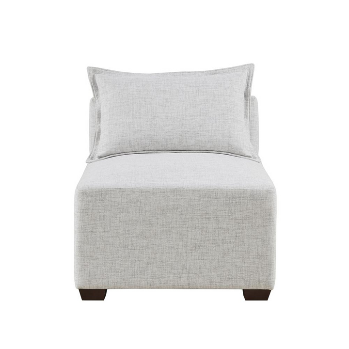 Boho Aesthetic Modular Armless Chair | Biophilic Design Airbnb Decor Furniture 