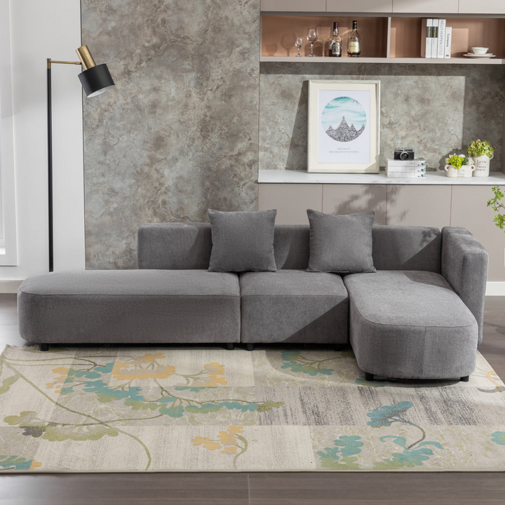 Boho Aesthetic La Idyllique | Luxury Modern Style Living Room Upholstery Sofa | Biophilic Design Airbnb Decor Furniture 