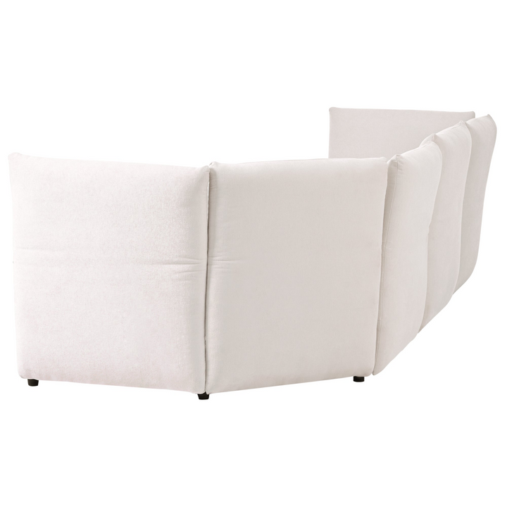 Boho Aesthetic La Toulon | Modern Italian Sofa Set with Upholstery Adjustable Back with Free Combination | Biophilic Design Airbnb Decor Furniture 