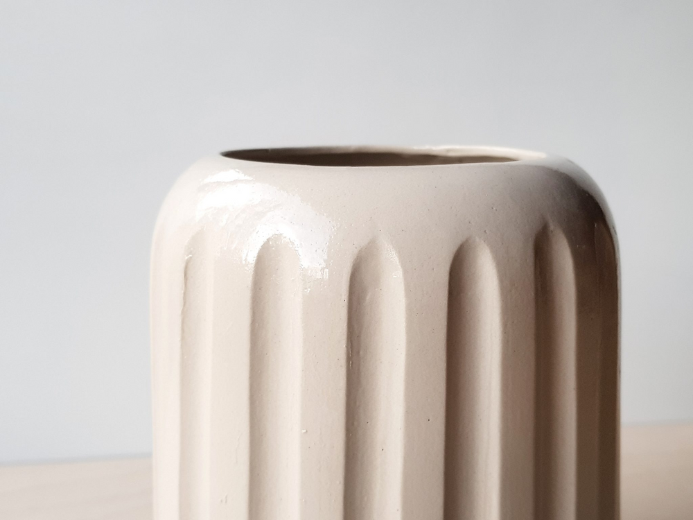 Boho Aesthetic Groove Vase | Biophilic Design Airbnb Decor Furniture 