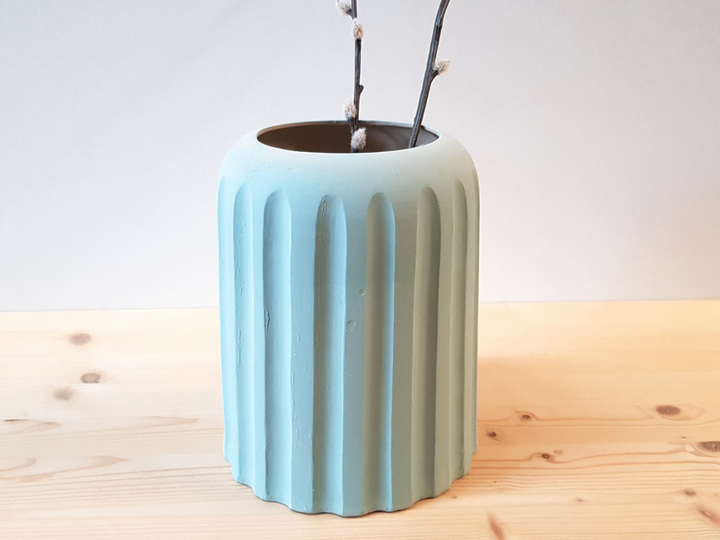 Boho Aesthetic Groove Vase | Biophilic Design Airbnb Decor Furniture 