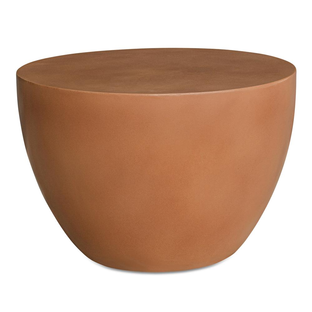 Insitu Side Table Terracotta - Mediterranean Italian Contemporary Home Decor Furniture