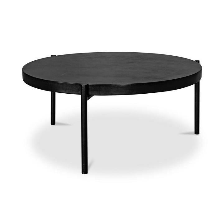 Boho Aesthetic The Mali | Modern Luxury Black Coffee Table | Biophilic Design Airbnb Decor Furniture 
