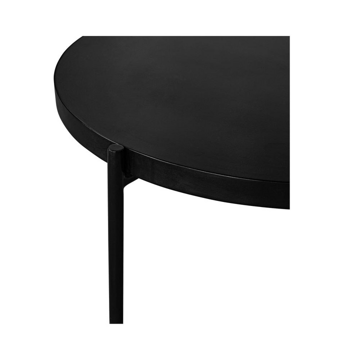 Boho Aesthetic The Mali | Modern Luxury Black Coffee Table | Biophilic Design Airbnb Decor Furniture 