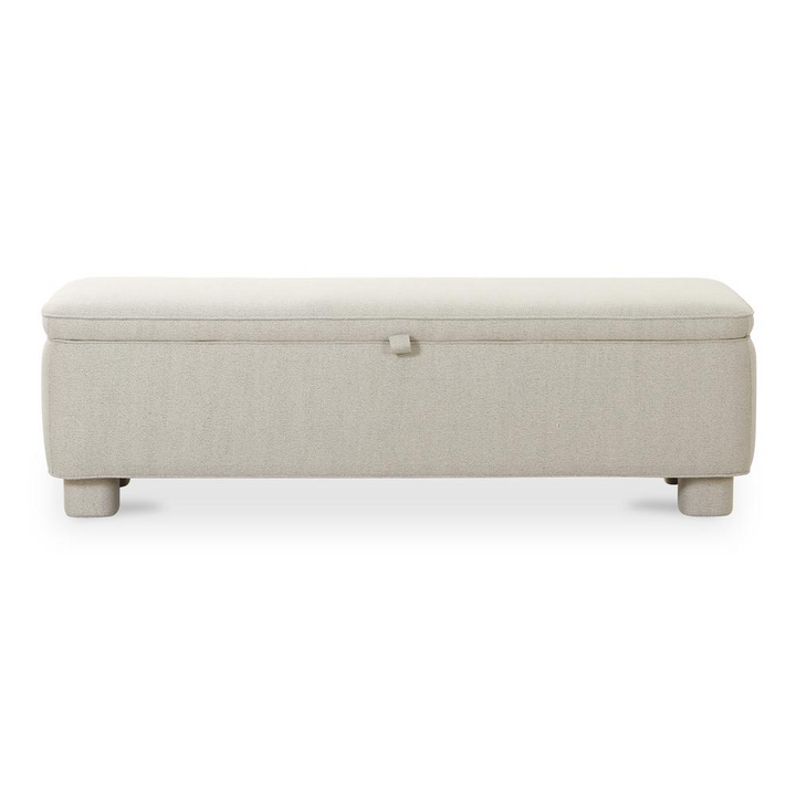 The Willow Modern Farmhouse Storage Bench - Mediterranean Italian Contemporary Home Decor Furniture