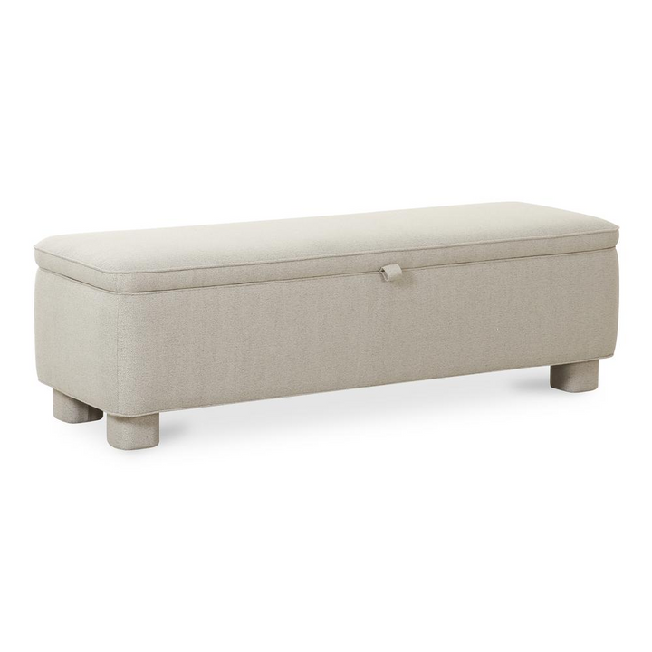 The Willow Modern Farmhouse Storage Bench - Mediterranean Italian Contemporary Home Decor Furniture