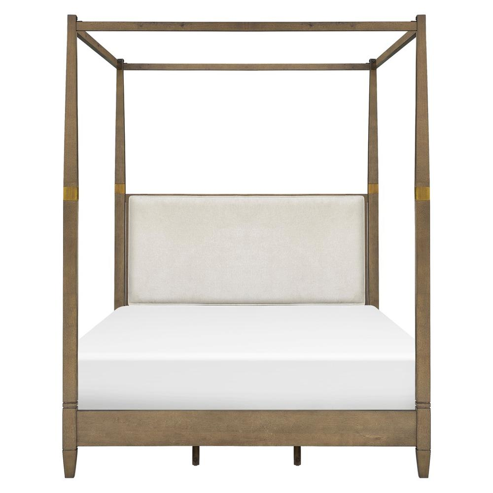 Boho Aesthetic Modern Sustainable and Eco-friendly Canopy Bed Queen Size | Biophilic Design Airbnb Decor Furniture 