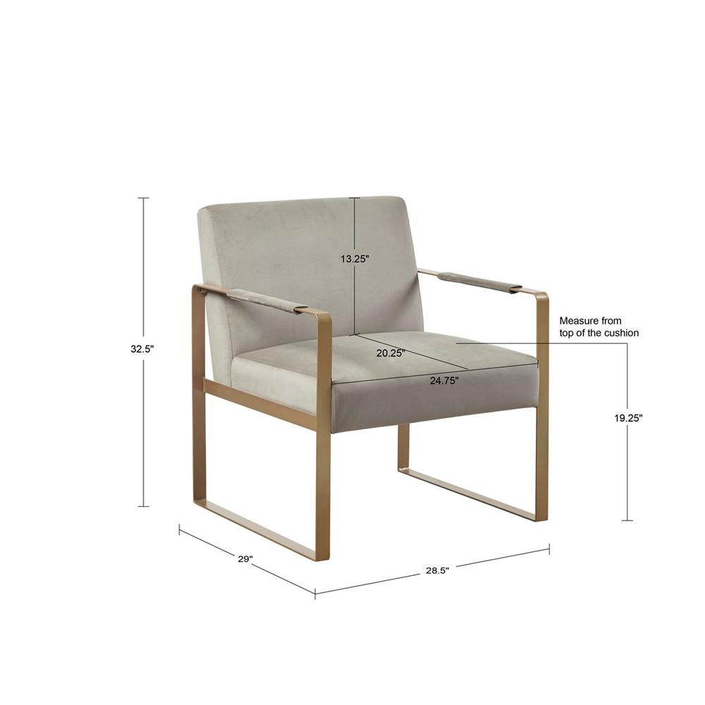 Boho Aesthetic Martha Stewart Beige & Gold Mid-Century Accent Chair | Biophilic Design Airbnb Decor Furniture 