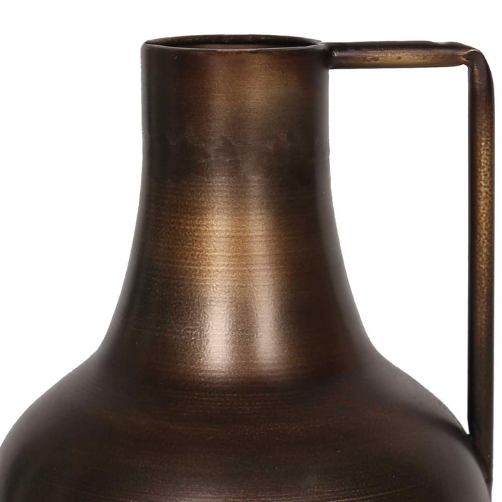 Boho Aesthetic Wallace 11" Bronze Metal Table Vase | Biophilic Design Airbnb Decor Furniture 