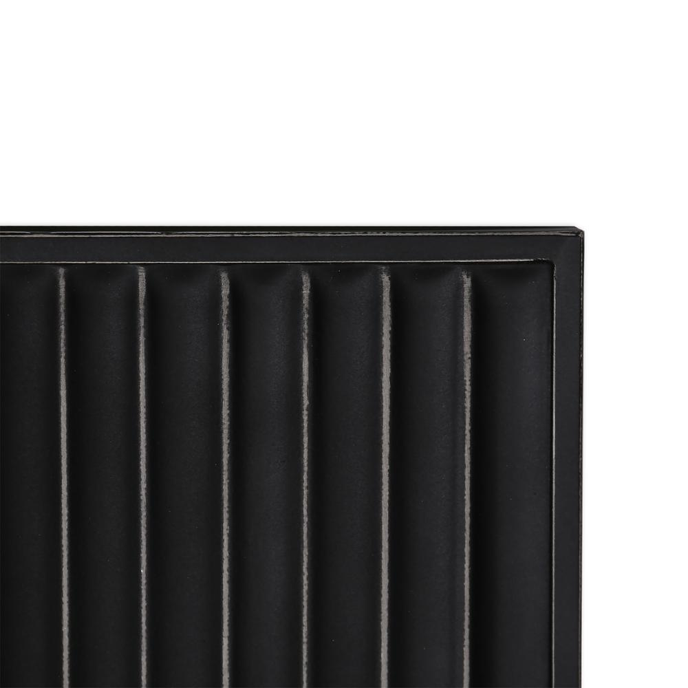 Boho Aesthetic Modern Contemporary Minimalist Black Set of 2 Metal Wall Decor | Biophilic Design Airbnb Decor Furniture 