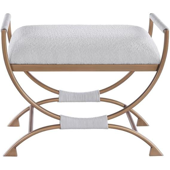 Boho Aesthetic Norwich Bench | Biophilic Design Airbnb Decor Furniture 