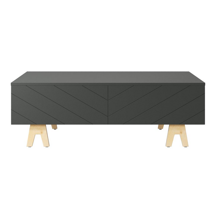 Boho Aesthetic Runway Coffee Table | Biophilic Design Airbnb Decor Furniture 