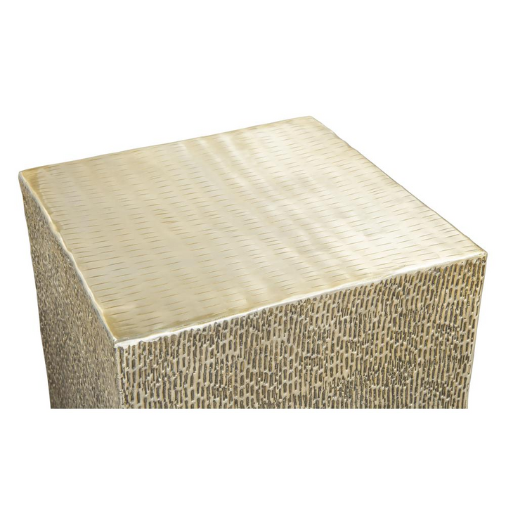 Boho Aesthetic Mono Side Table Gold | Biophilic Design Airbnb Decor Furniture 