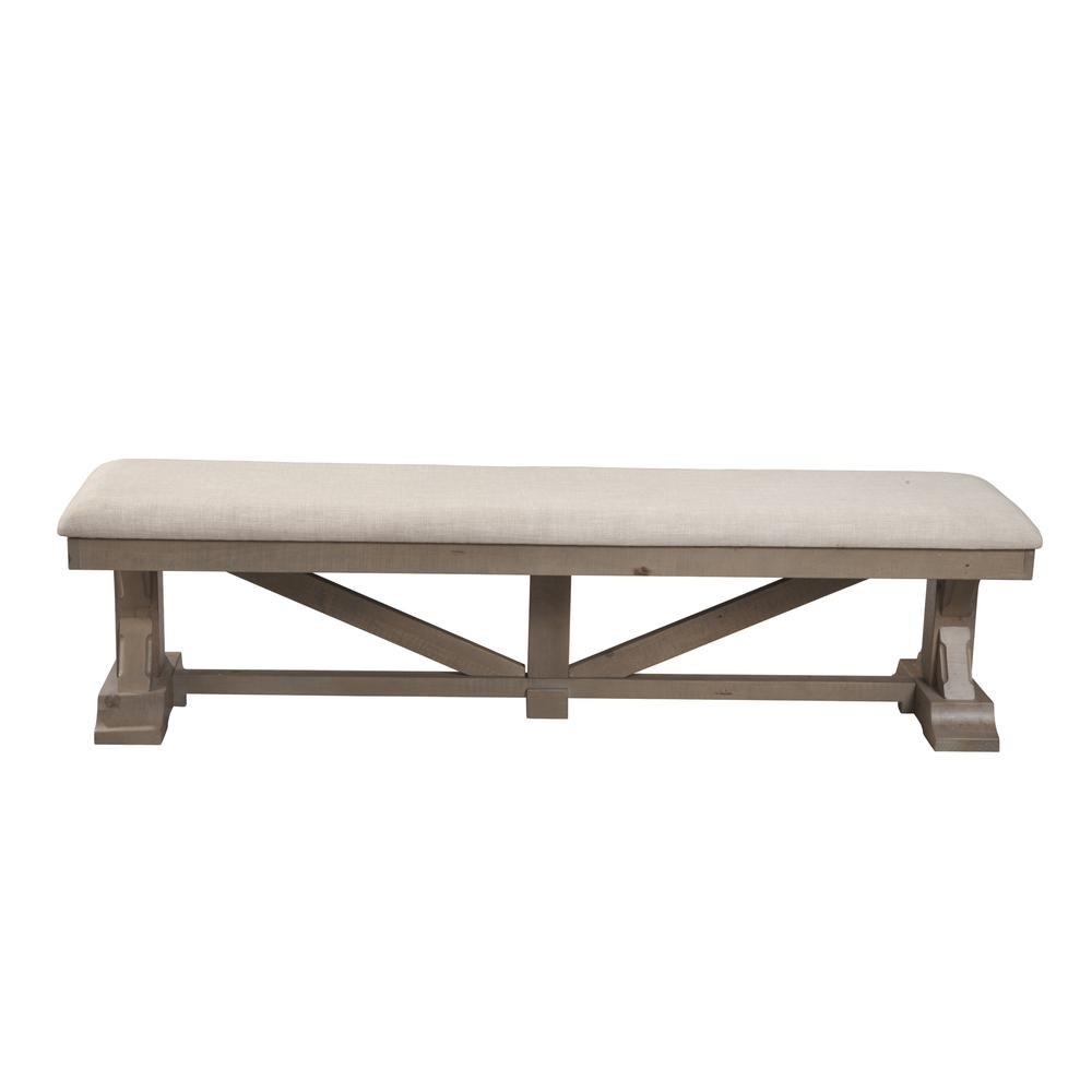 Boho Aesthetic Arlo Bench | Biophilic Design Airbnb Decor Furniture 