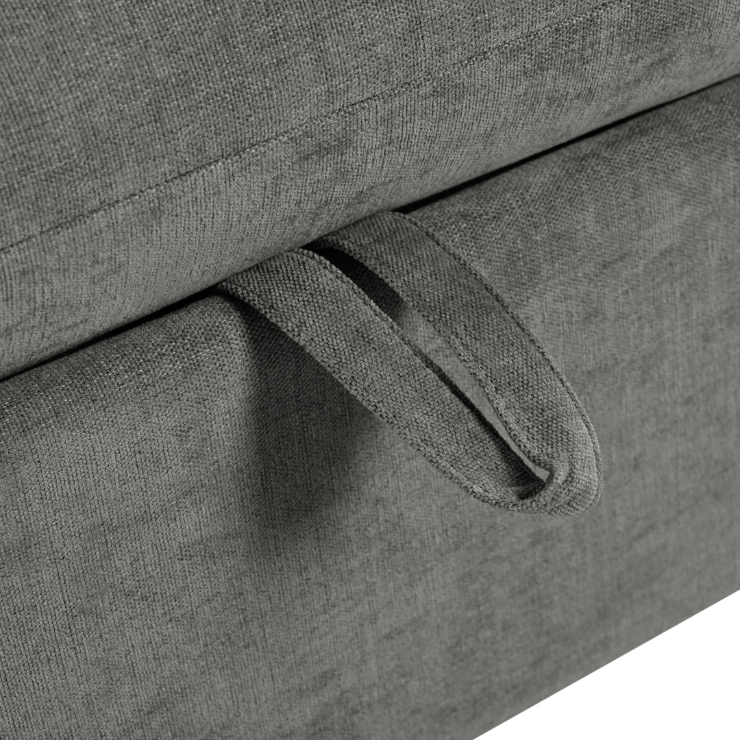 U-shaped Freely Transformable Modular Corner Sofa with Two Ottomans - Mediterranean Italian Contemporary Home Decor Furniture