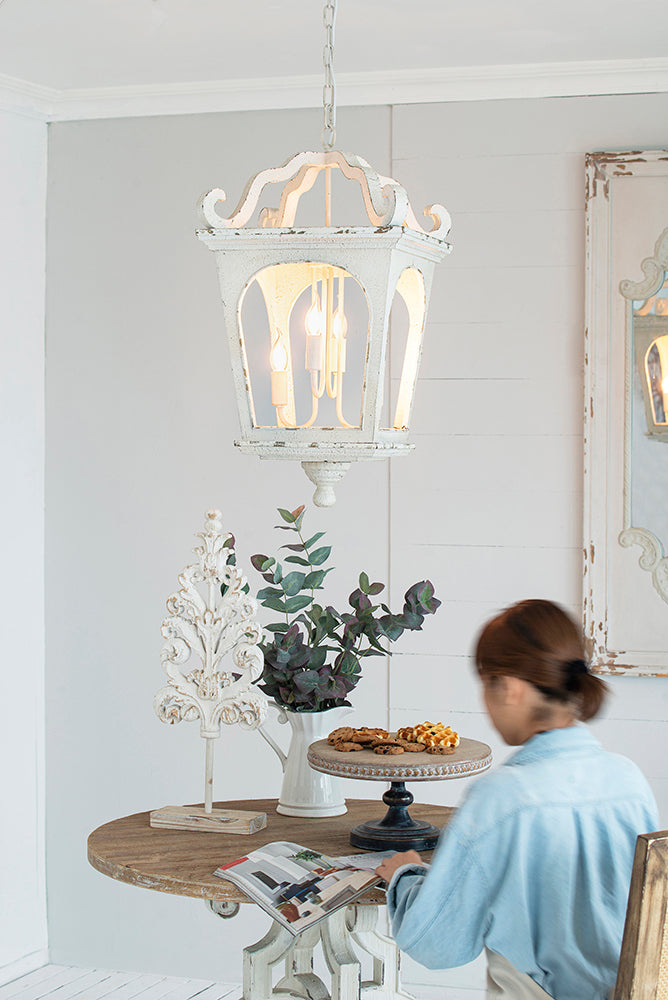 Boho Aesthetic 4 - Light Wood Chandelier, Hanging Light Fixture with Adjustable Chain for Kitchen Dining Room | Biophilic Design Airbnb Decor Furniture 
