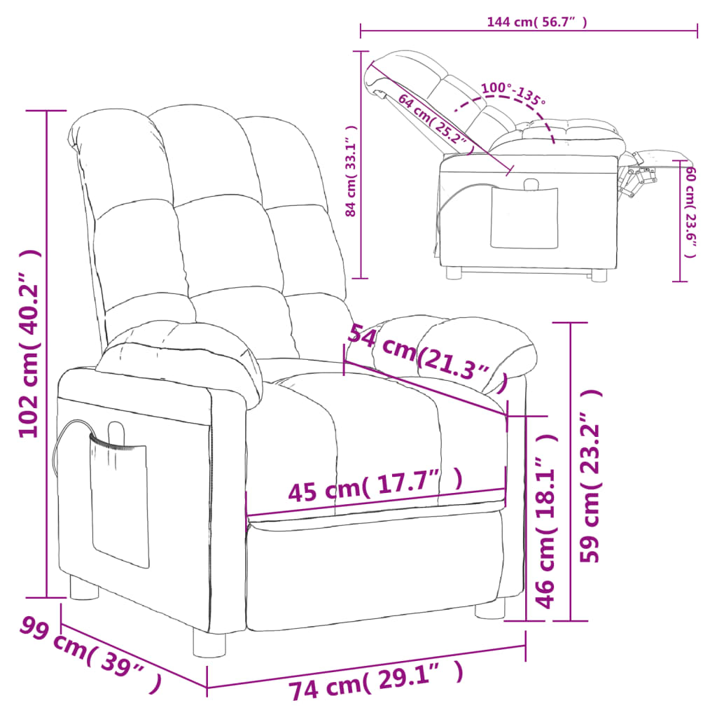 Boho Aesthetic Massage Chair Taupe Fabric | Biophilic Design Airbnb Decor Furniture 