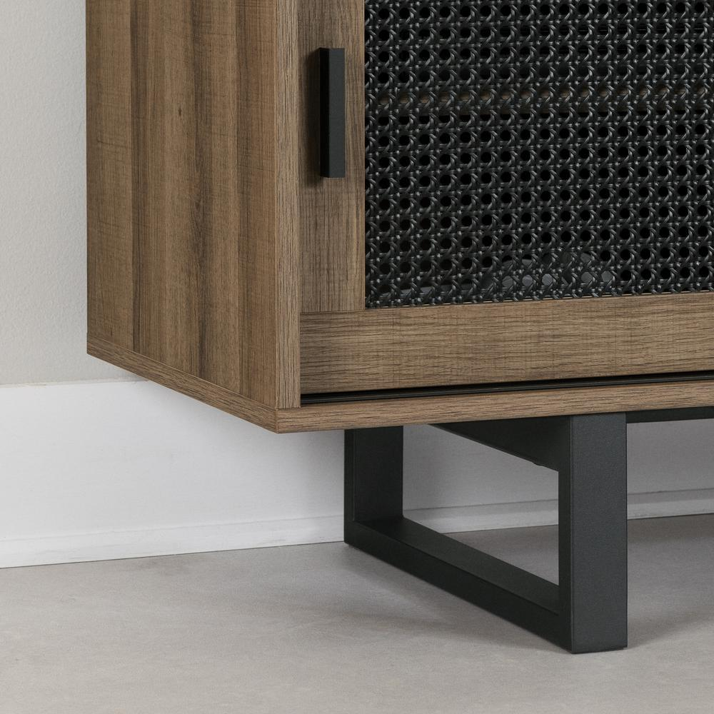 Boho Aesthetic Modern Medium Oak TV Stand | Biophilic Design Airbnb Decor Furniture 