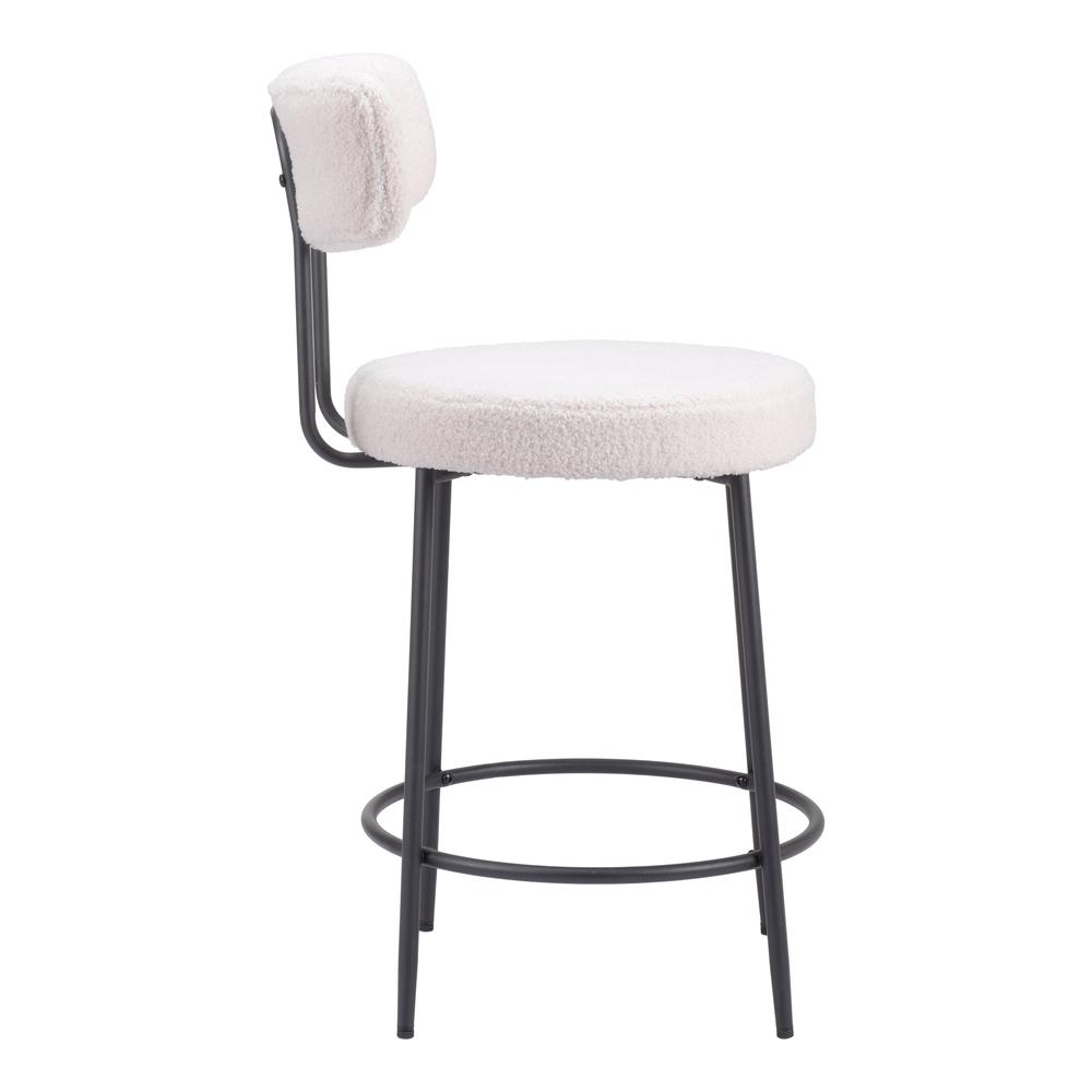 Boho Aesthetic Blanca Counter Stool (Set of 2) Ivory | Biophilic Design Airbnb Decor Furniture 