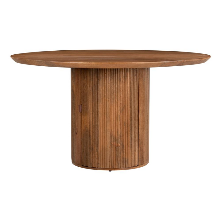 Boho Aesthetic Izola Dining Table Brown | Biophilic Design Airbnb Decor Furniture 