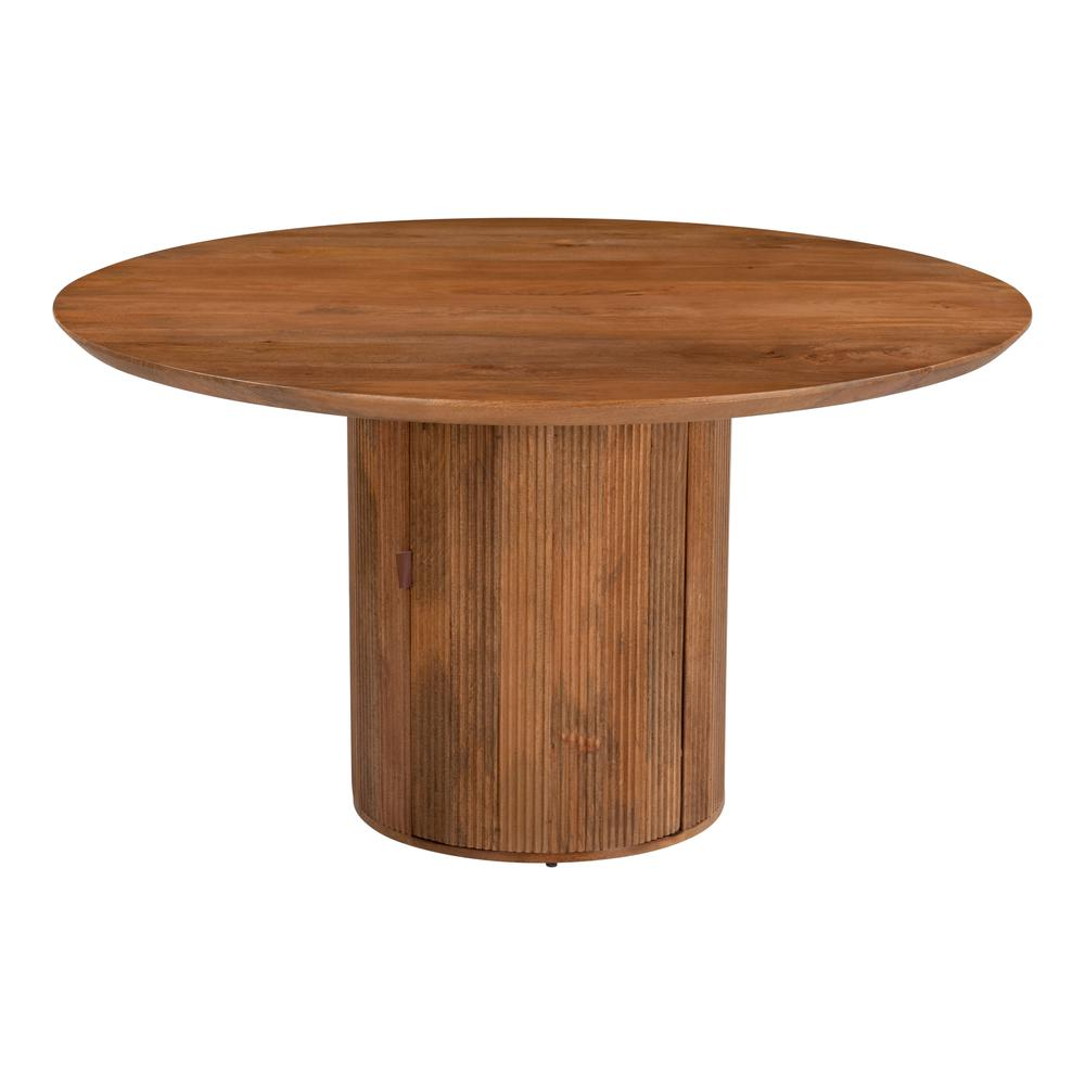 Boho Aesthetic Izola Dining Table Brown | Biophilic Design Airbnb Decor Furniture 