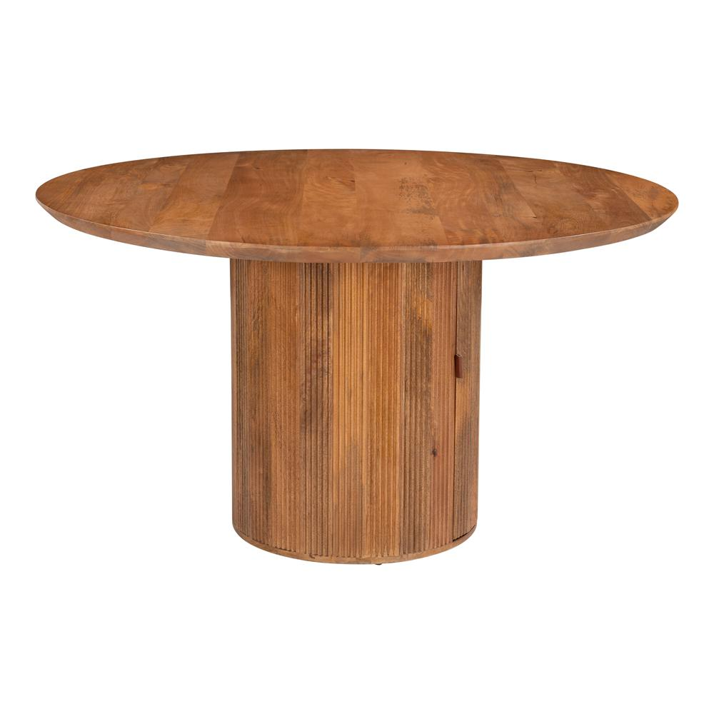 Boho Aesthetic Izola Dining Table Brown | Biophilic Design Airbnb Decor Furniture 