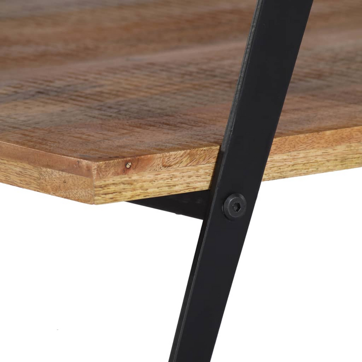 Boho Aesthetic Cornhusk | Farmhouse Wood Coffee Table | Biophilic Design Airbnb Decor Furniture 