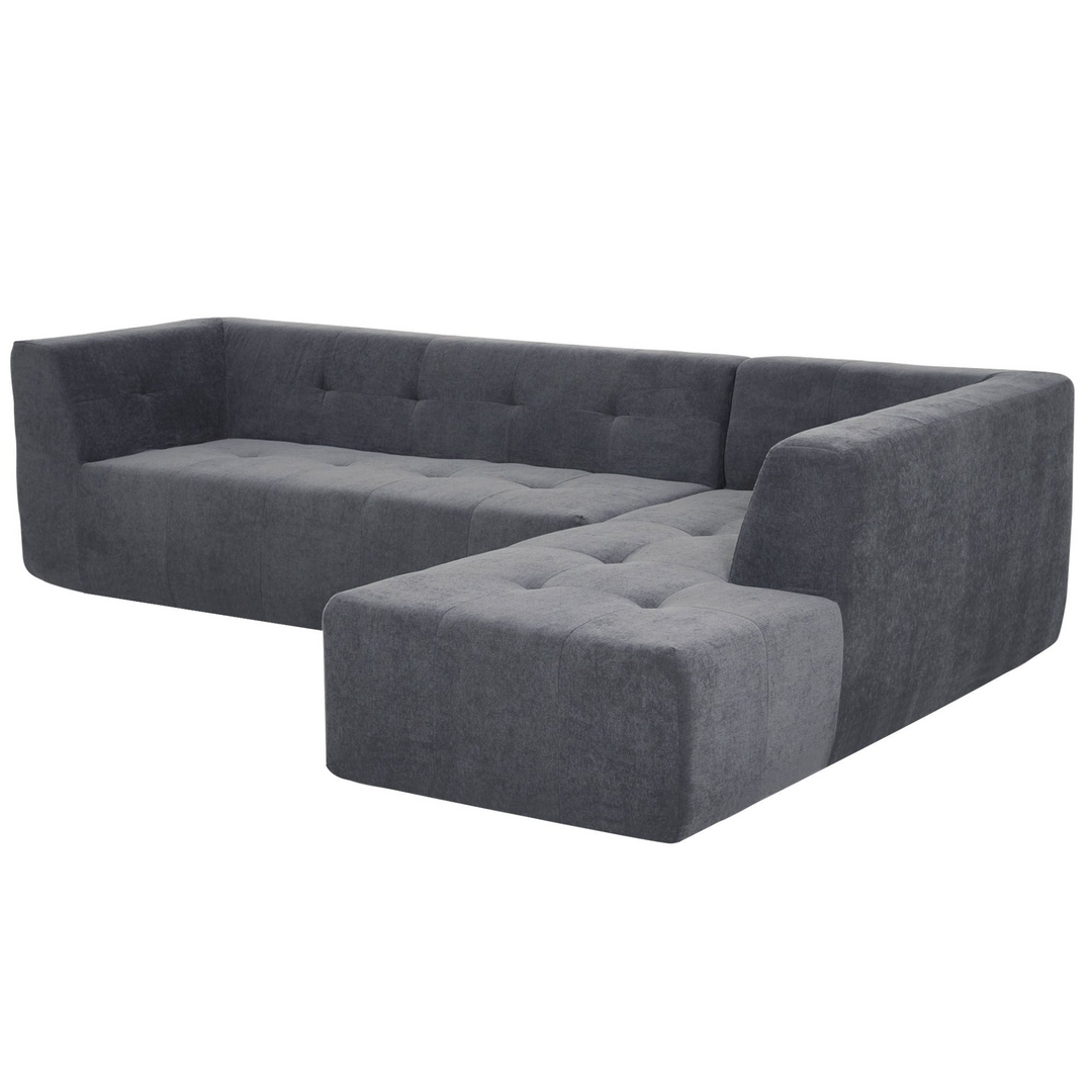 Boho Aesthetic Modern Boho Upholstered Minimalist Modular Combination Living Room Sofa Set | Biophilic Design Airbnb Decor Furniture 