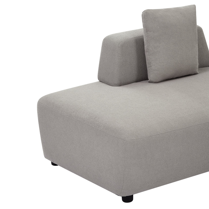 Boho Aesthetic Modern Modular Luxury Grey Italian Contemporary Sofa Sectional | Biophilic Design Airbnb Decor Furniture 