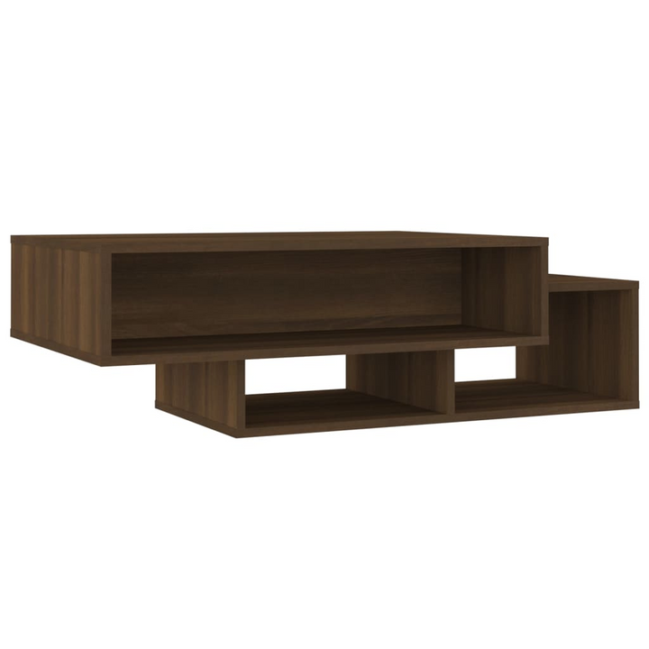 Boho Aesthetic Coffee Table Brown Oak 41.3"x21.7"x12.6" | Biophilic Design Airbnb Decor Furniture 