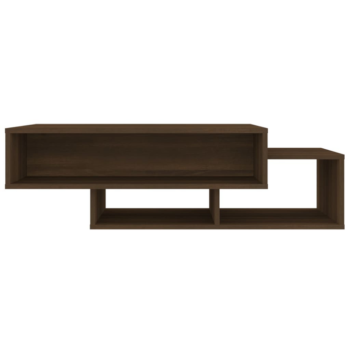 Boho Aesthetic Coffee Table Brown Oak 41.3"x21.7"x12.6" | Biophilic Design Airbnb Decor Furniture 