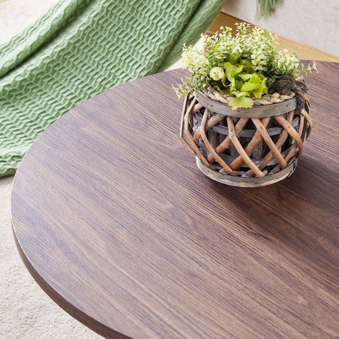 Buy farmhouse furniture Brown Walnut Modern Cottage Farmhouse Style Coffee Table - Modern Cottage Farmhouse Furniture